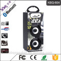 BBQ KBQ-604 1200mAh meilleur haut-parleur portatif de karaoke de multimeadia de Bluetooth avec la radio de FM